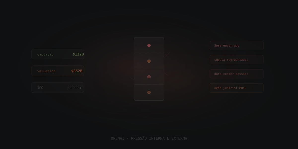 Clima pesa na OpenAI com crises, trocas no comando e pressão por lucro
